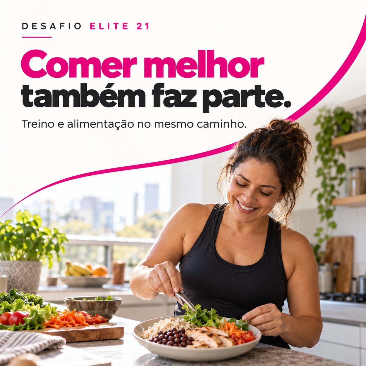 Alimentação prática do programa